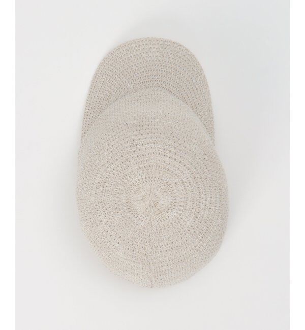 ikka「透かし柄編みキャップ」|その他|