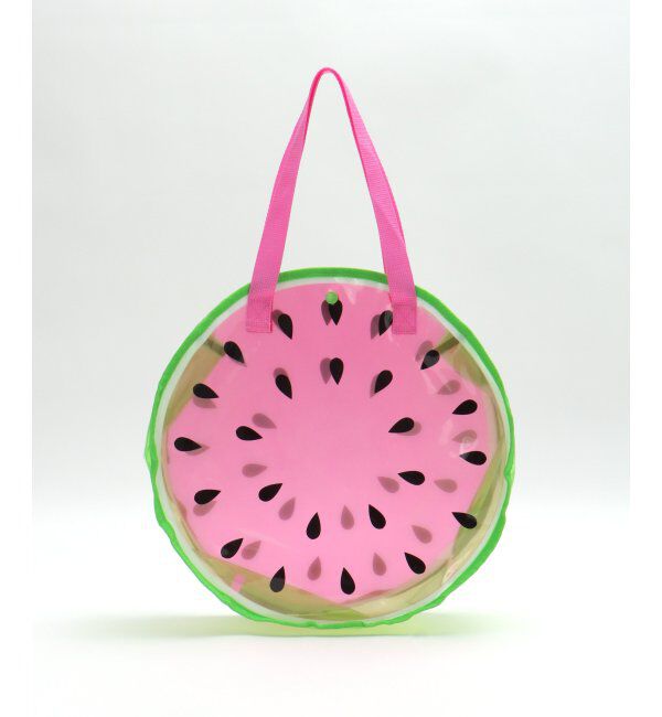 ikka kids「ガールズ プールバッグ フルーツ」|その他|レッド