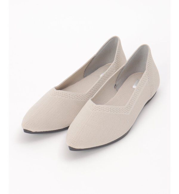ikka「アラエルニットペタンコパンプス」|その他|