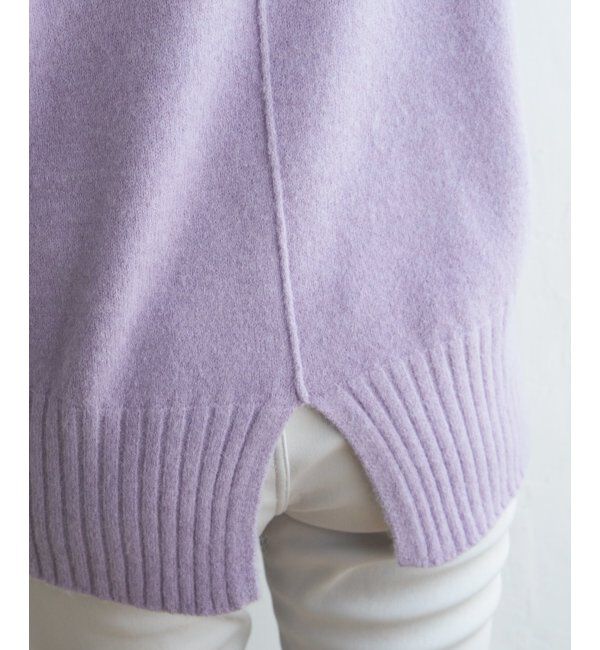 ikka「ハイネックバックスリットプルオーバー」|プルオーバー|