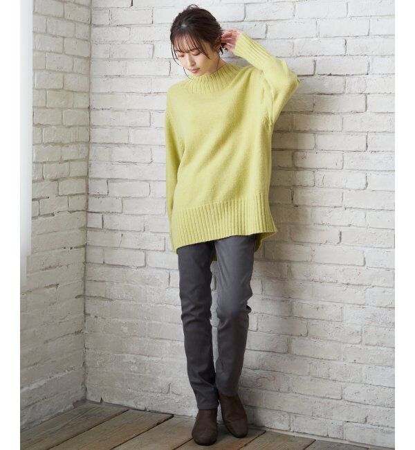 ikka「ハイネックバックスリットプルオーバー」|プルオーバー|