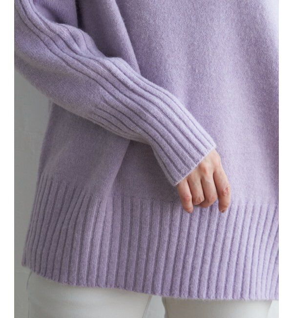 ikka「ハイネックバックスリットプルオーバー」|プルオーバー|