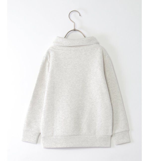 ikka kids「裏起毛袖ラインショールトレーナー（120~160cm）」|Tシャツ・カットソー|