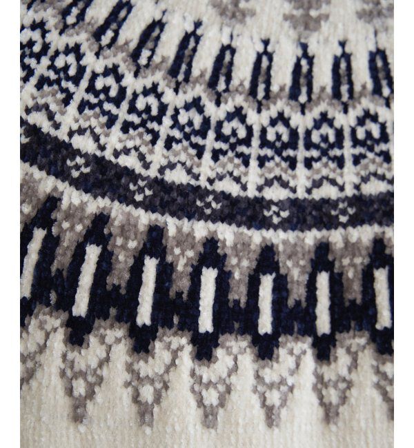 ikka「モール求心柄ニット」|プルオーバー|