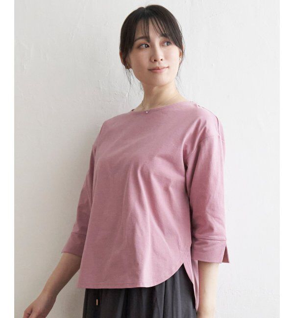 ikka「梨地ジョーゼットプルオーバー」|その他|ピンク