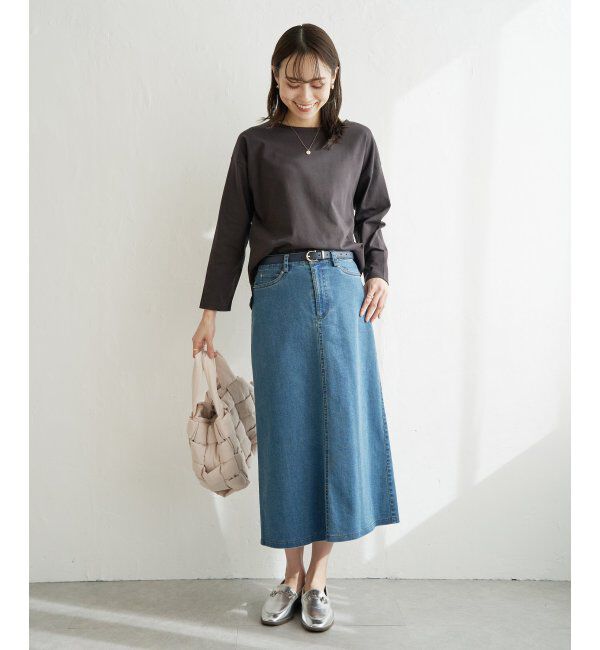 ikka「コットンUSAロンT」|Tシャツ・カットソー|