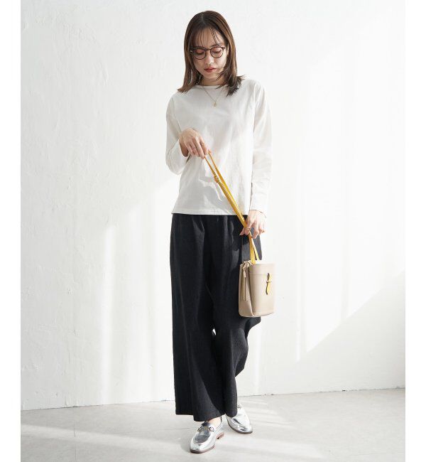 ikka「コットンUSAロンT」|Tシャツ・カットソー|