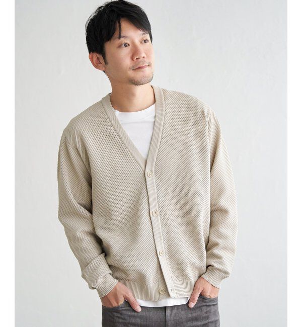 ikka「【洗濯機で洗える】GOKU楽ニットカーデインナーセット」|ニット・セーター|ベージュ