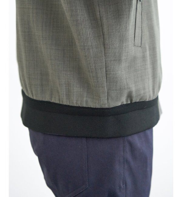 ikka「【雑誌MonoMax4月号掲載】イージーケアリネンライクブルゾン」|ブルゾン・スタジャン|