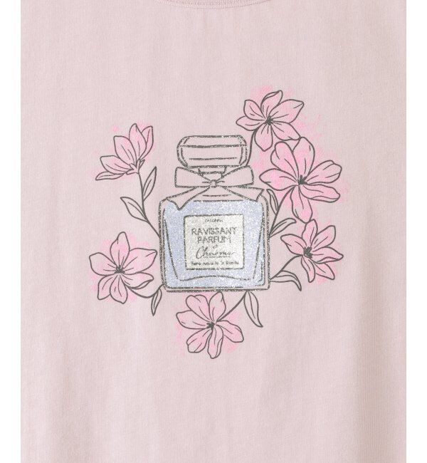 ikka kids「【親子おそろい】ボリュームパフ袖プリントTシャツ（120~160cm）」|Tシャツ・カットソー|