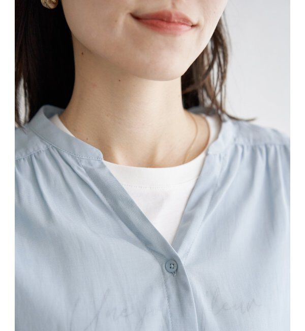 ikka「【雑誌InRed5月号掲載】シアーバックリボンブラウス」|シャツ・ブラウス|