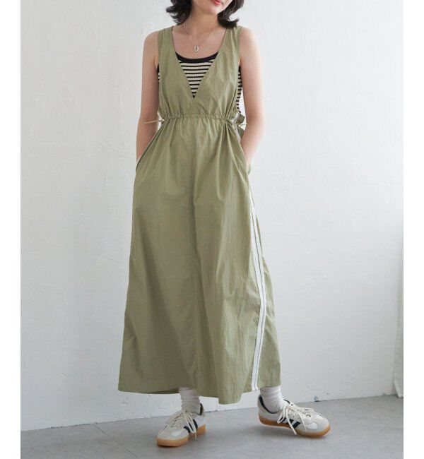 VENCE share style「ナイロンサイドラインジャンスカ」|スカート|