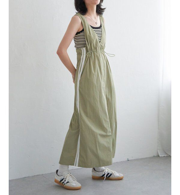 VENCE share style「ナイロンサイドラインジャンスカ」|スカート|