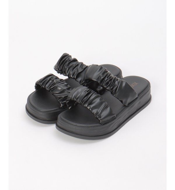 VENCE share style「ギャザーバンドサンダル」|その他|