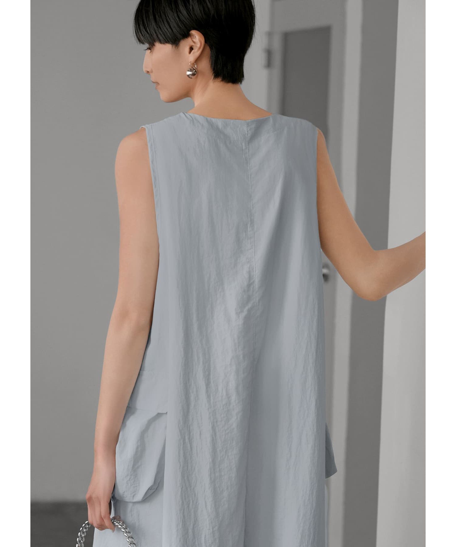 STYLE DELI「【LUXE】ライトナイロンジャンパースカート」|ジャンパースカート|