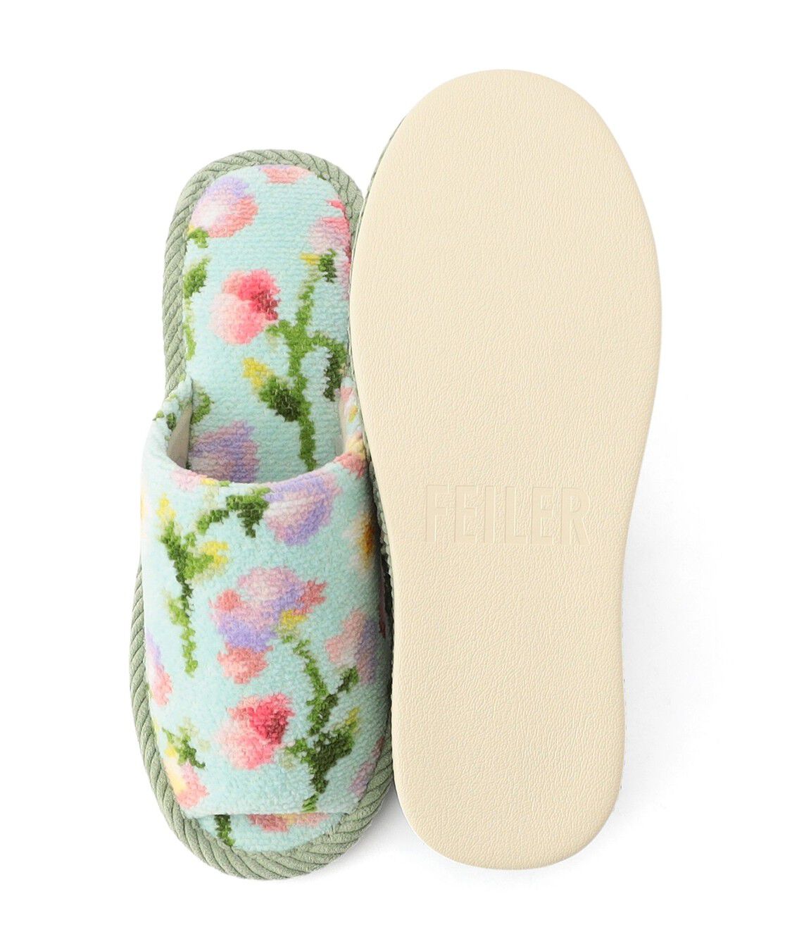 FEILER「スウィートスイートピー　ヒールスリッパ　SSP-251140」|ルームシューズ|