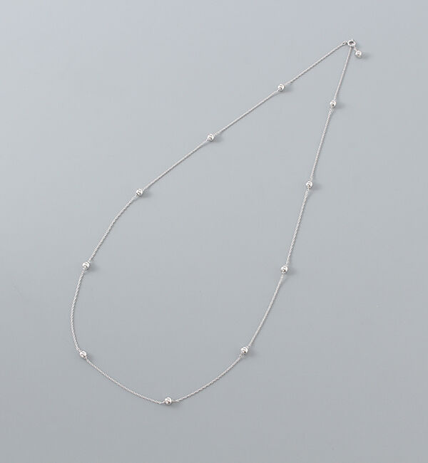  「assembleⅡ ボール マルチウェイ Y字ロングネックレス」|ネックレス|