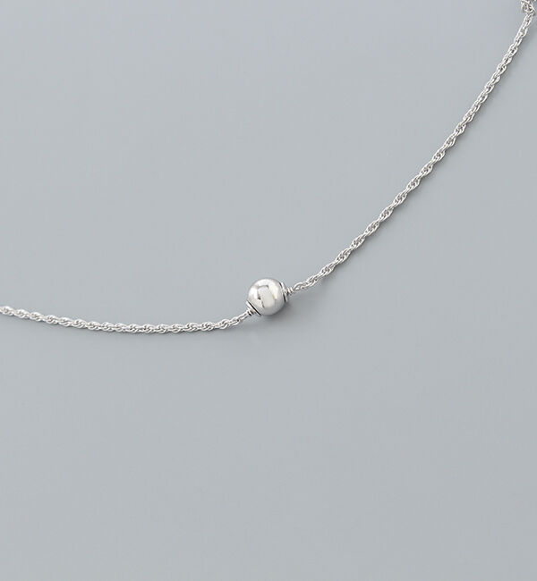  「assembleⅡ ボール マルチウェイ Y字ロングネックレス」|ネックレス|