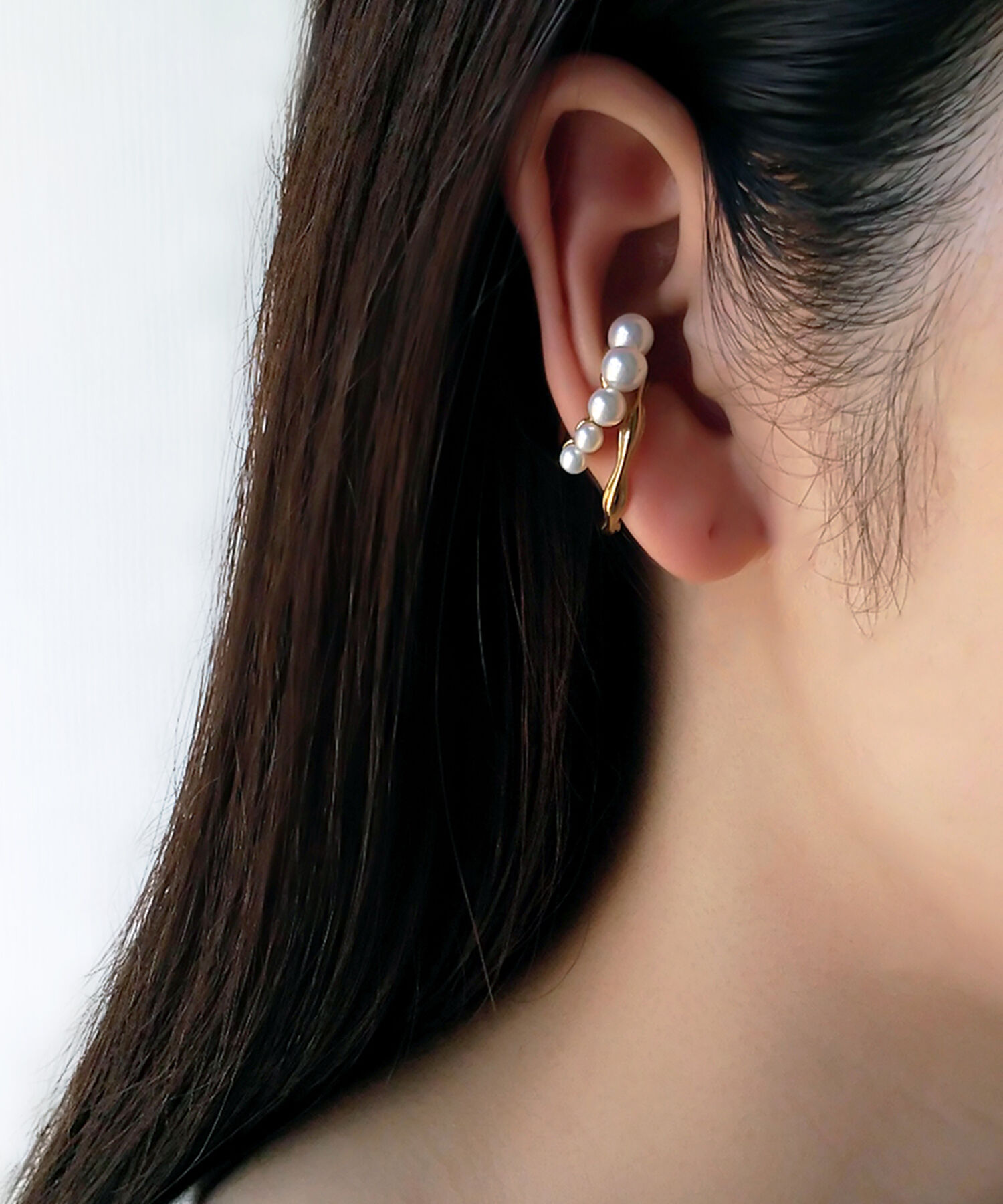  「silver925 パールグラデ イヤーカフ (ニッケルフリー)」|イヤーカフ|