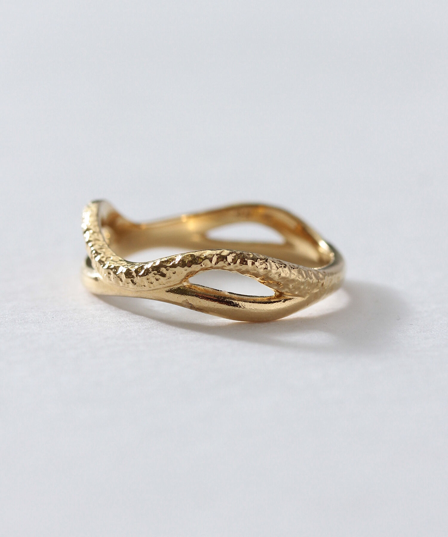  「silver925 ダブルラインテクスチャー リング (ニッケルフリー)」|リング|