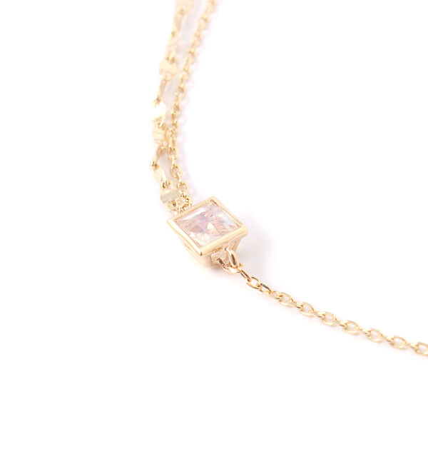 JUPITER「【K10】レインボームーンストーンブレスレット/天然石」|ブレスレット・バングル|