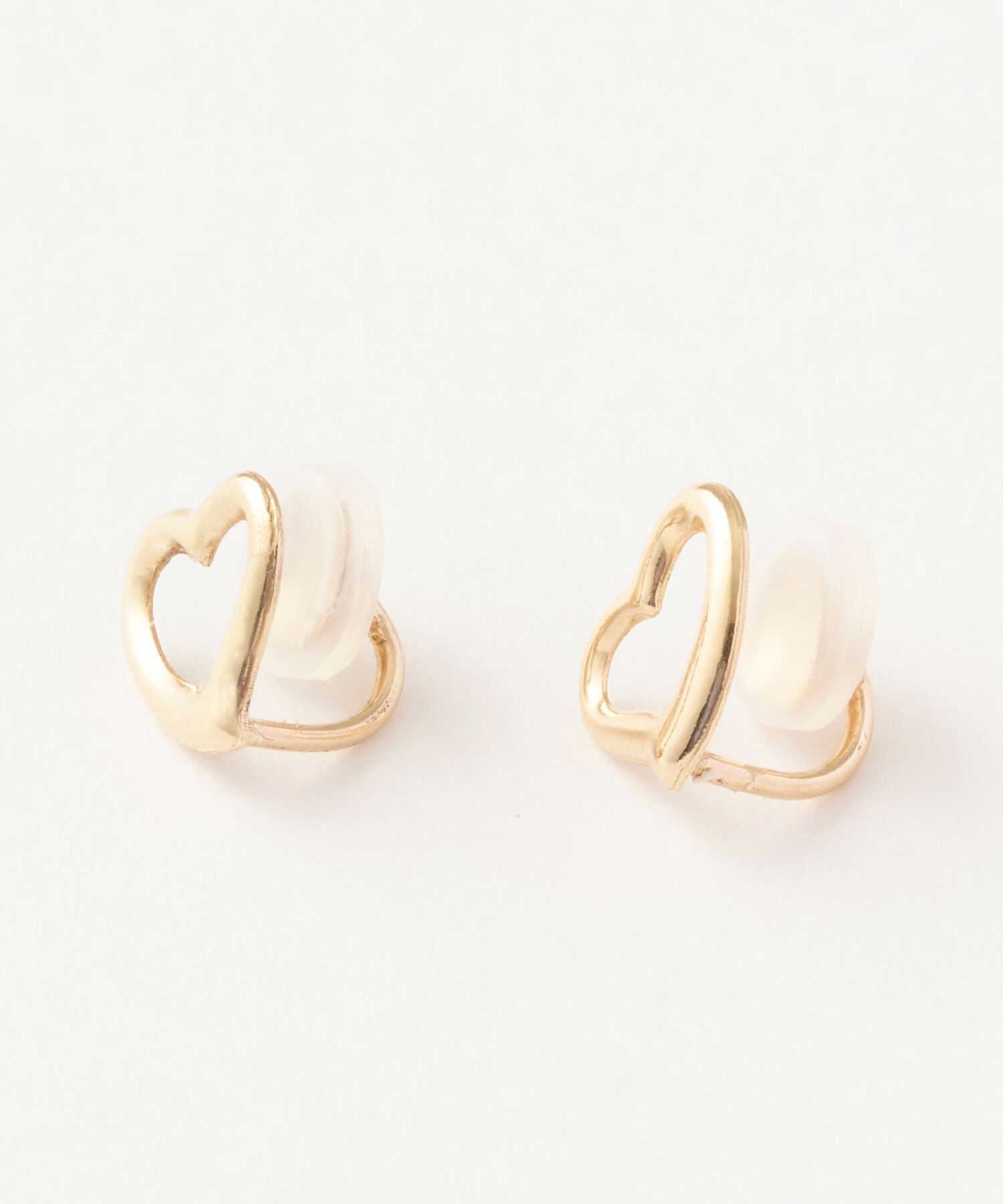 Phoebe「【K10】オープンハートイヤリング/BOX付き」|イヤリング|