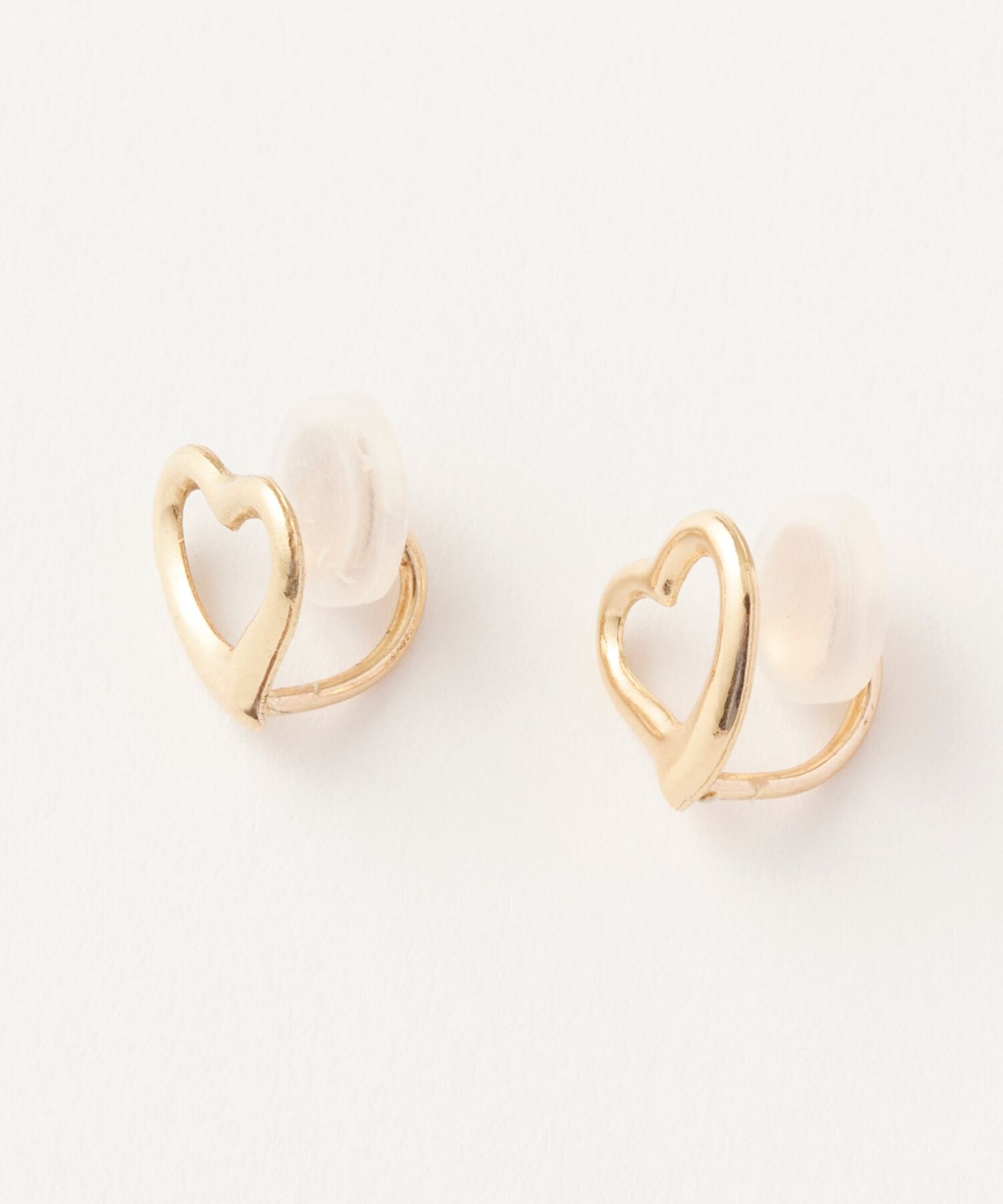 Phoebe「【K10】オープンハートイヤリング/BOX付き」|イヤリング|