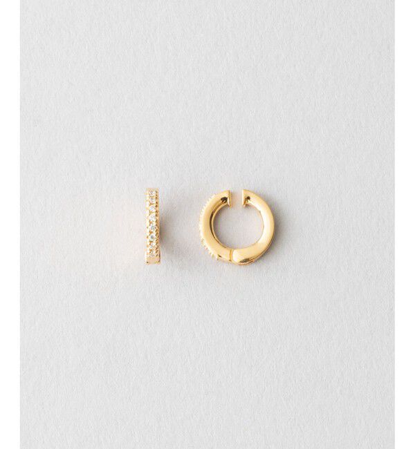 Jouete「[スナップイヤリング] ジルコニア」|イヤリング|イエローゴールド