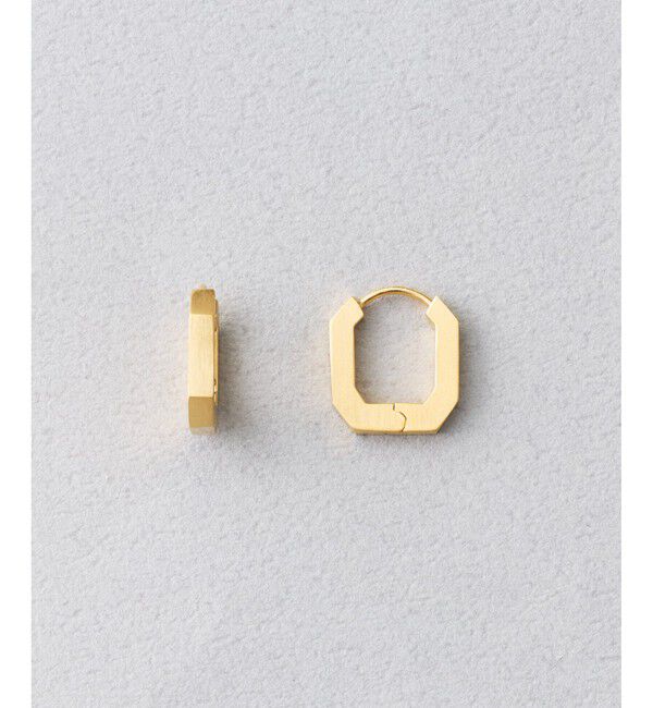 Jouete「[スナップピアス] オクタゴン」|ピアス|イエローゴールド