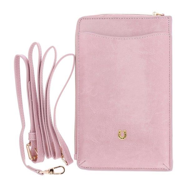 PEDIR「スマホショルダーＭ／ＰＥＤＩＲ」|財布|ピンク