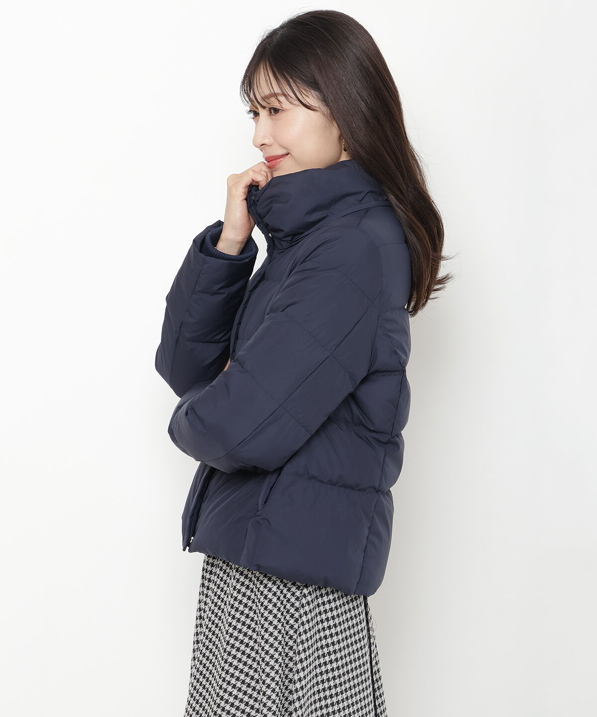 アンドクチュール「FOXファー付きショートダウン」|ダウン|