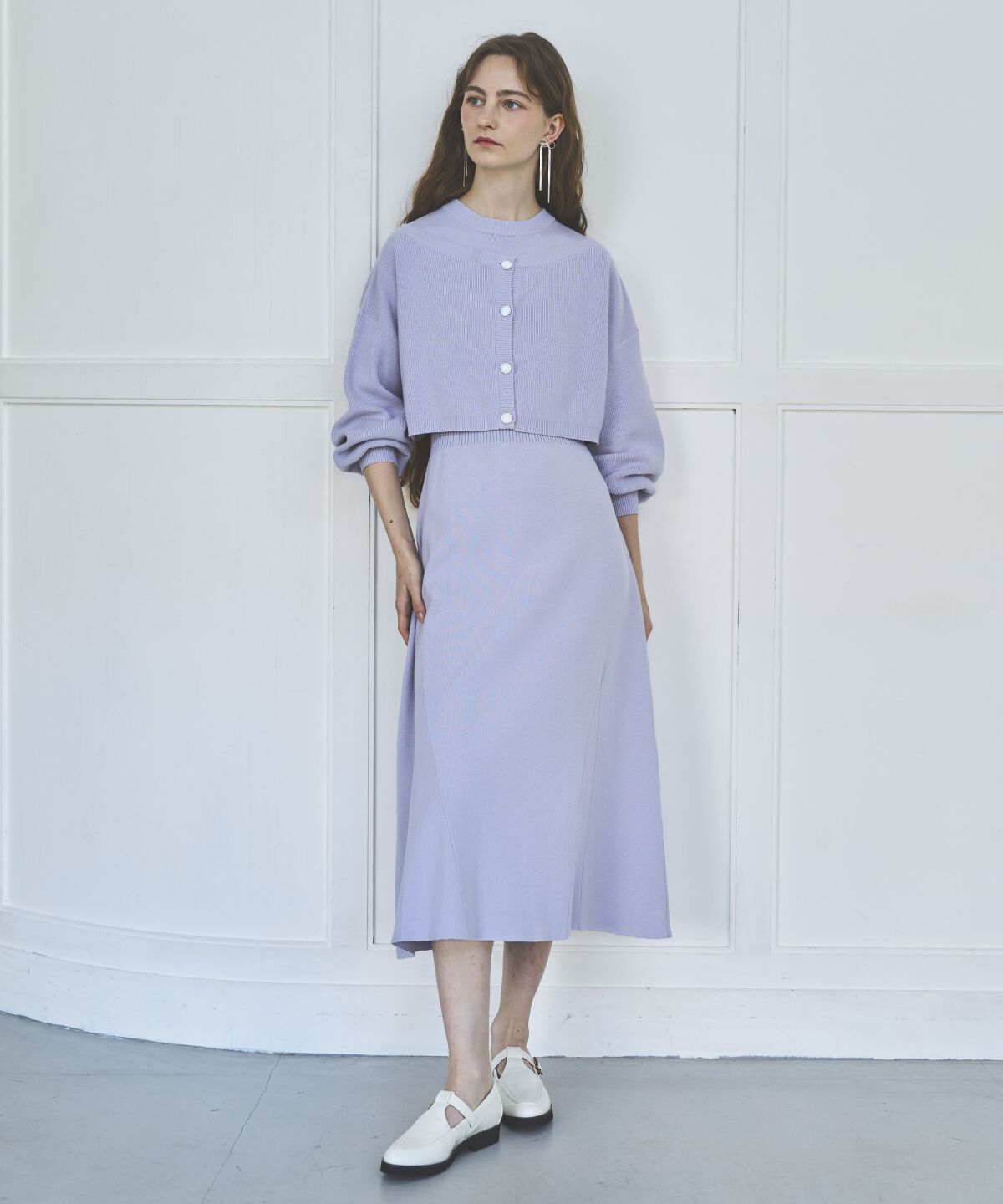 アンドクチュール「アンサンブルニットワンピース」|ワンピース|