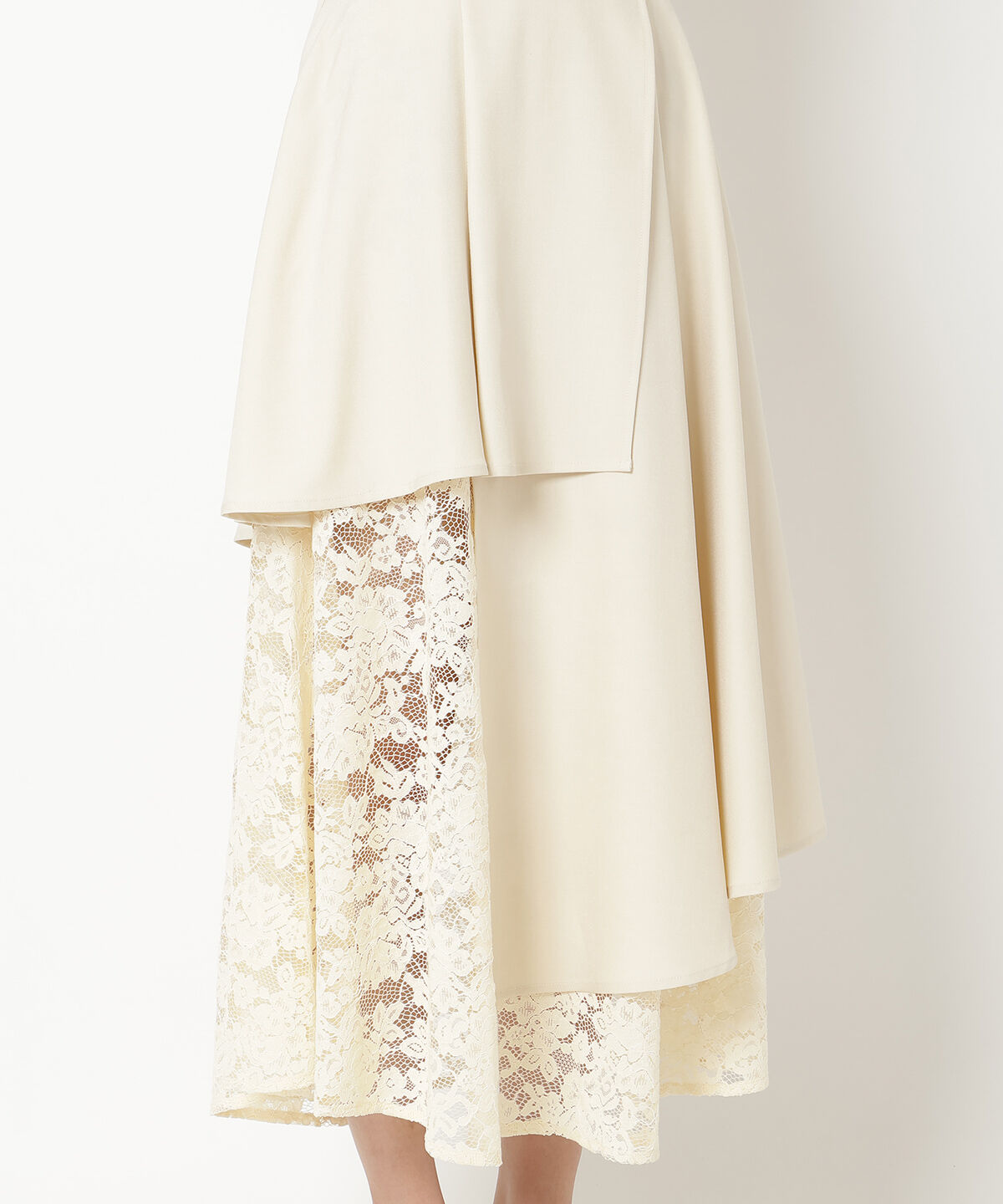 REDYAZEL「レースドッキングスカート」|フレア|