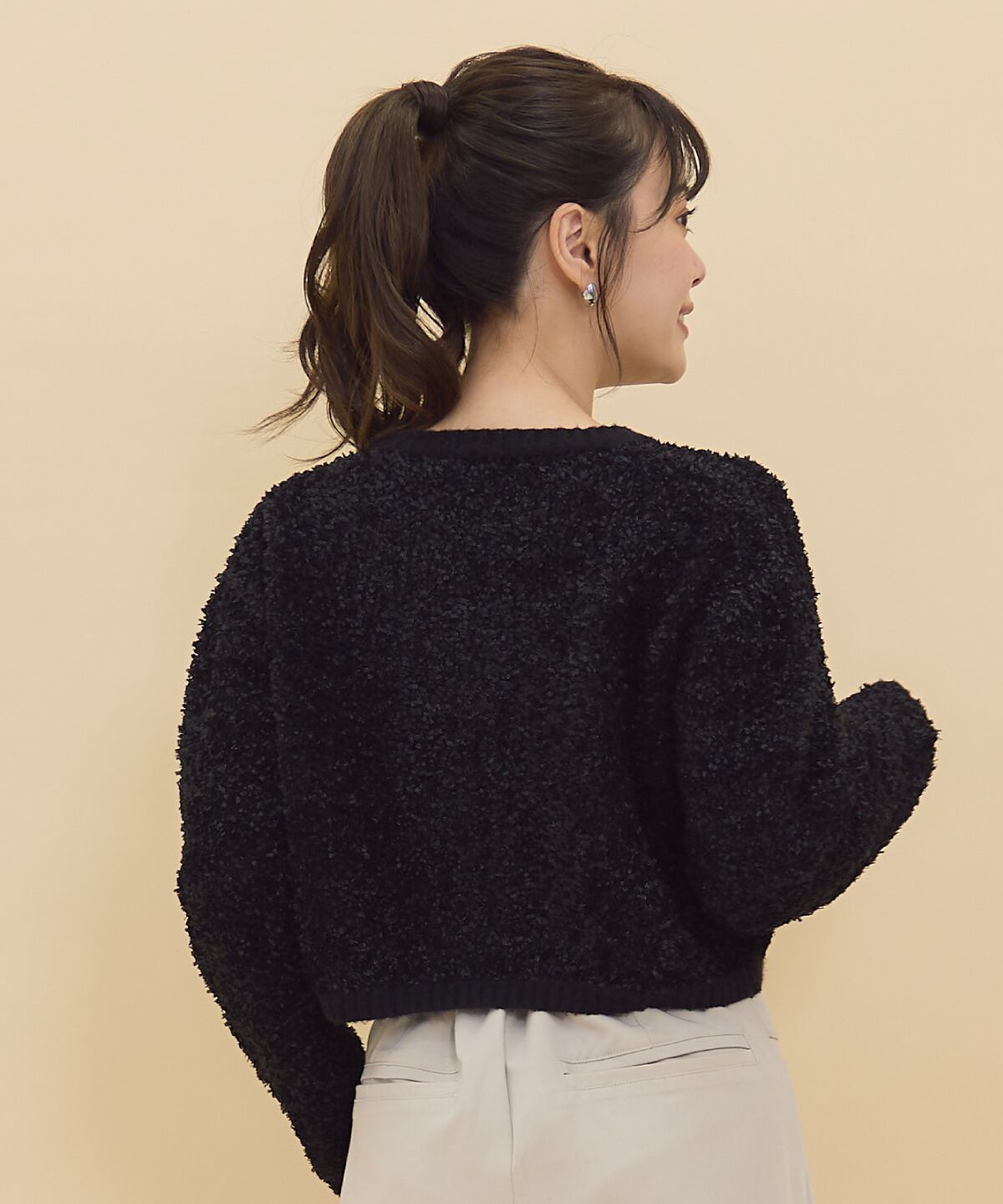 REDYAZEL「ゴールドボタンジャケットカーディガントップス」|カーディガン|