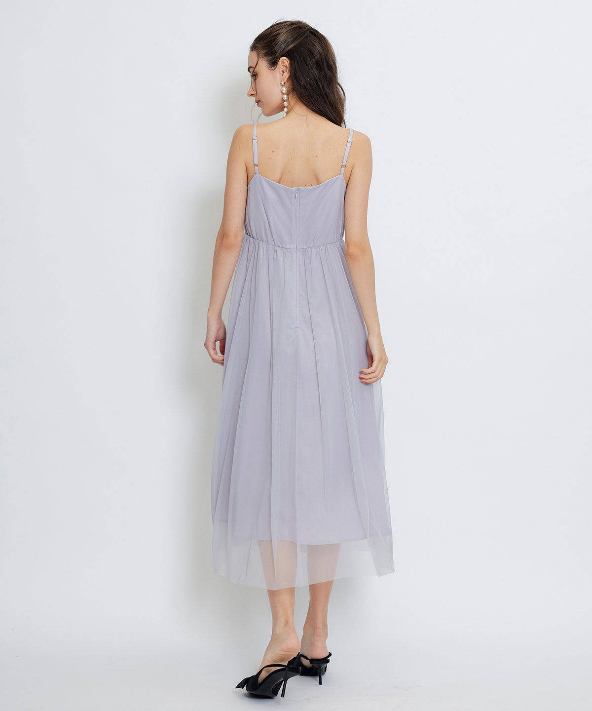 REDYAZEL「チュールフリルブラウス&times;キャミワンピースドレス」|ドレス|