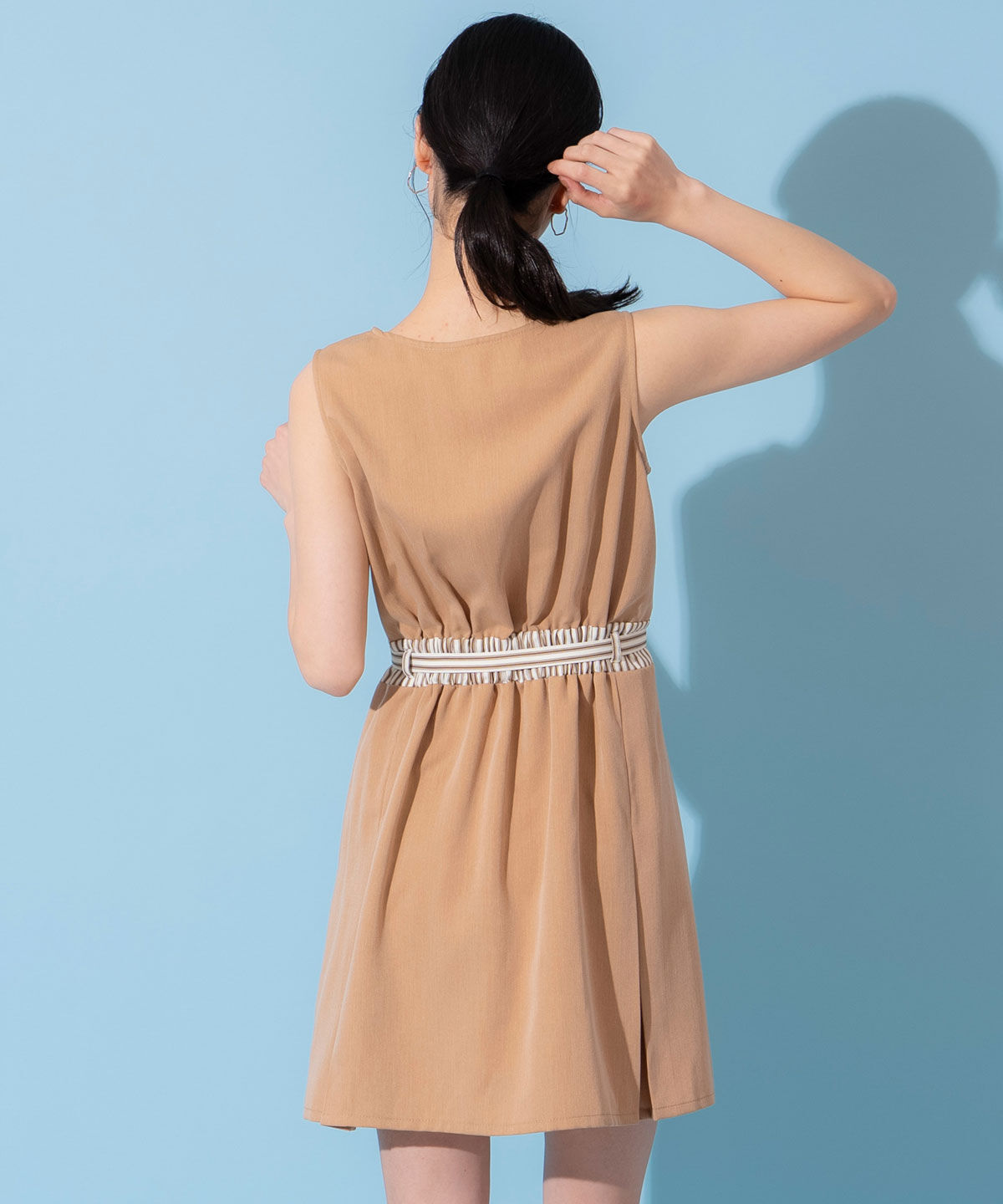 REDYAZEL「ストライプアクセントショートジャケット&times;ワンピース」|ワンピース|