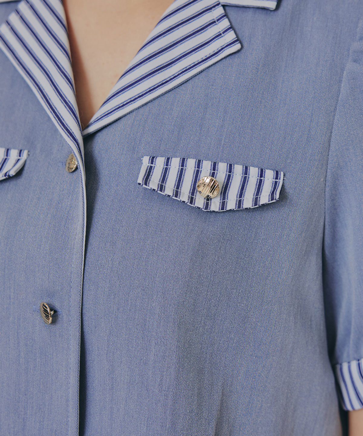 REDYAZEL「ストライプアクセントショートジャケット&times;ワンピース」|ワンピース|