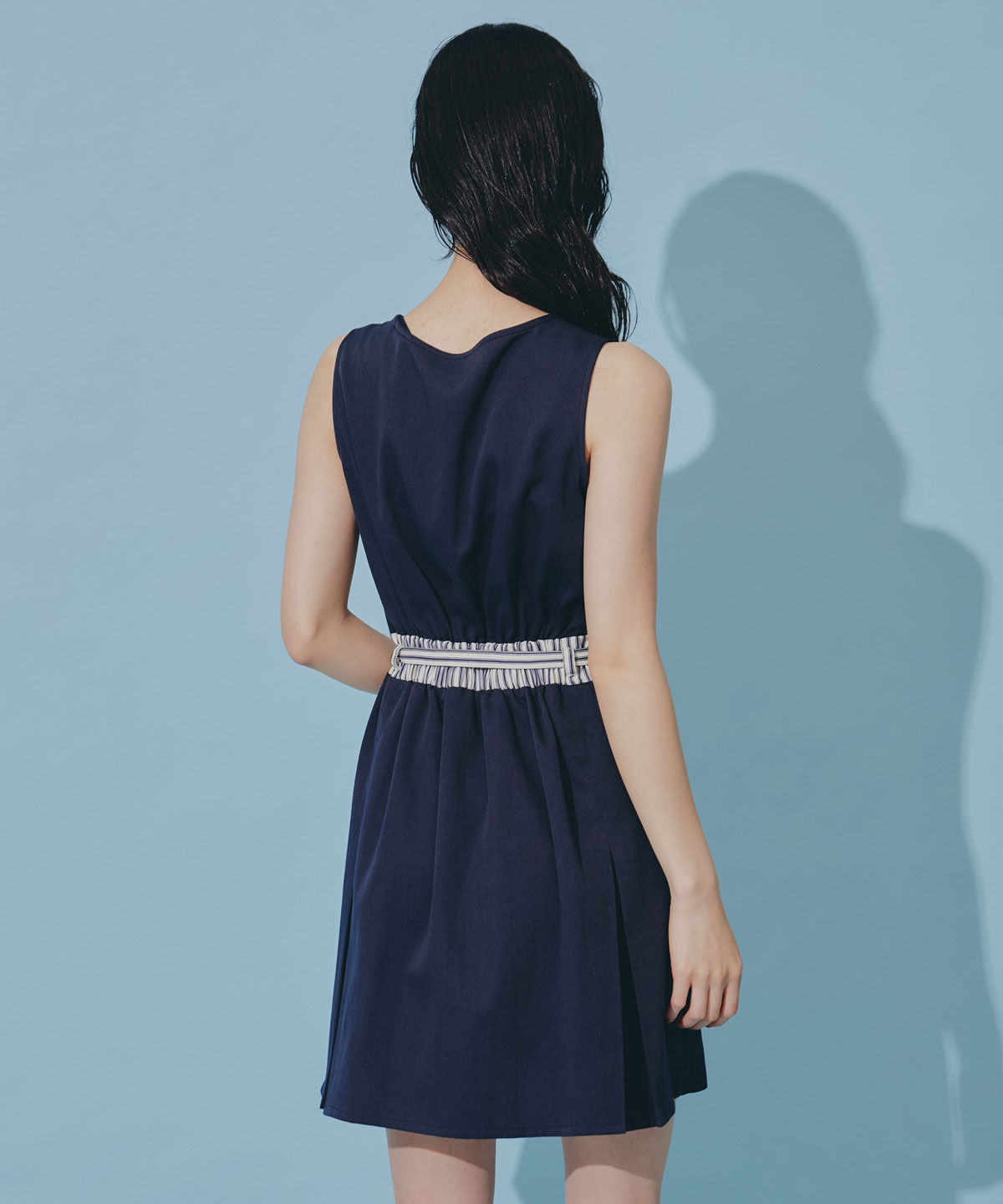 REDYAZEL「ストライプアクセントショートジャケット&times;ワンピース」|ワンピース|