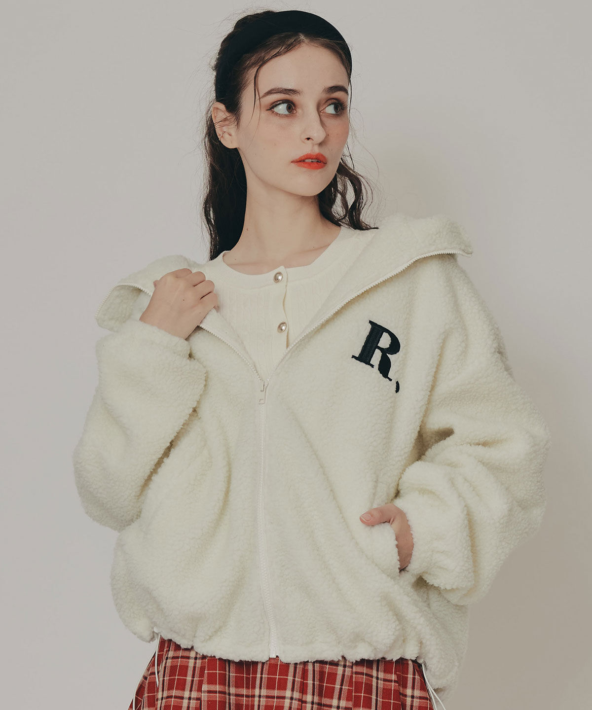 REDYAZEL「AZELCLUBボアパーカー」|その他|オフ