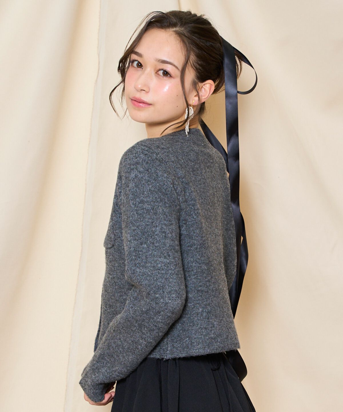 WILLSELECTION「モヘアライクニットジャケット」|カーディガン|