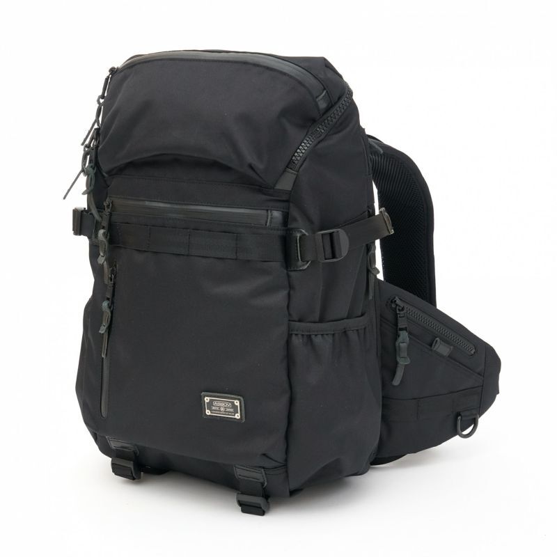 AS2OV「AS2OV / アッソブ CORDURA DOBBY 305D R.ZIP BP(S)」|リュック|ブラック
