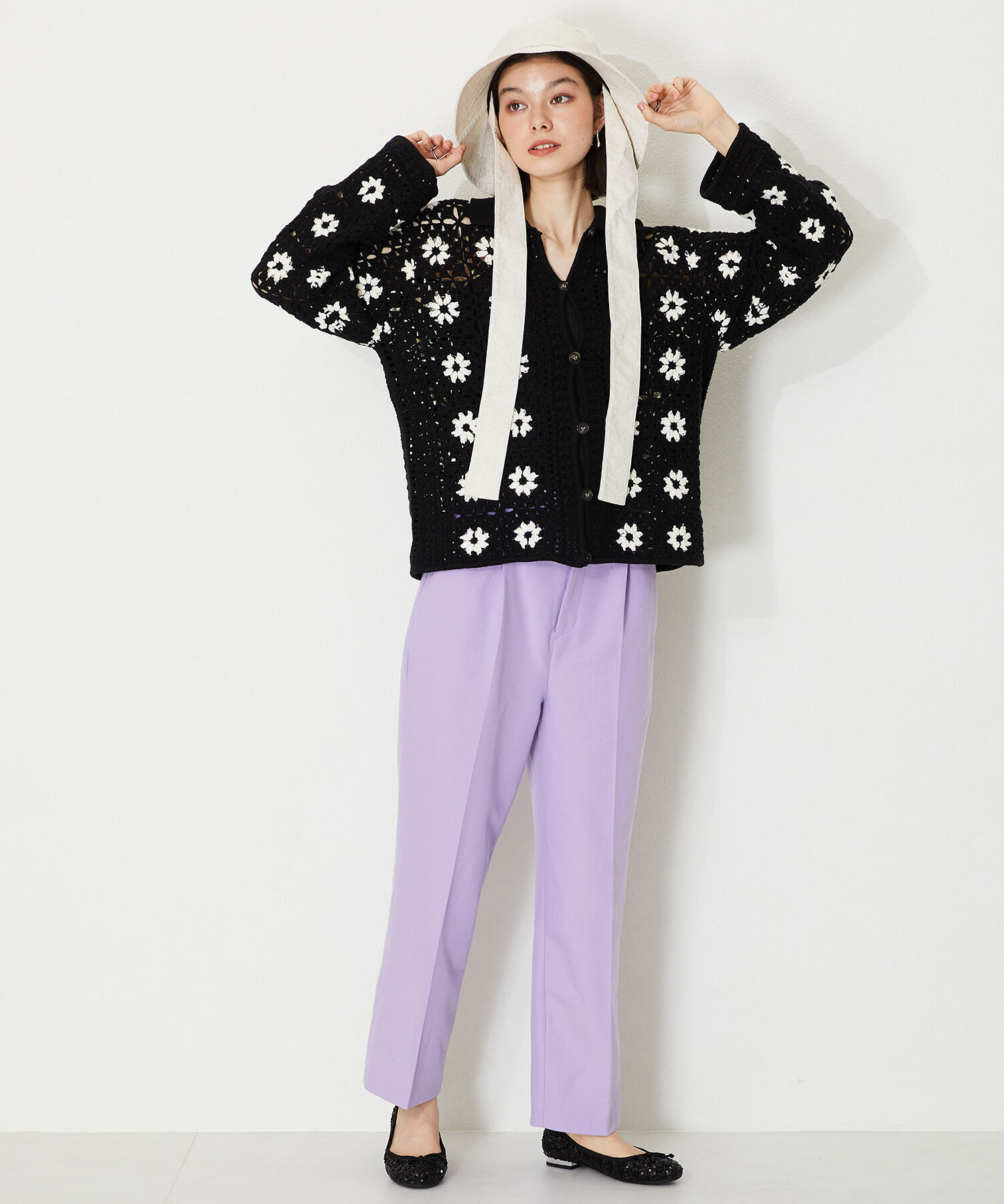 ORiental TRaffic「スパンコールバレエシューズ/41122」|パンプス|