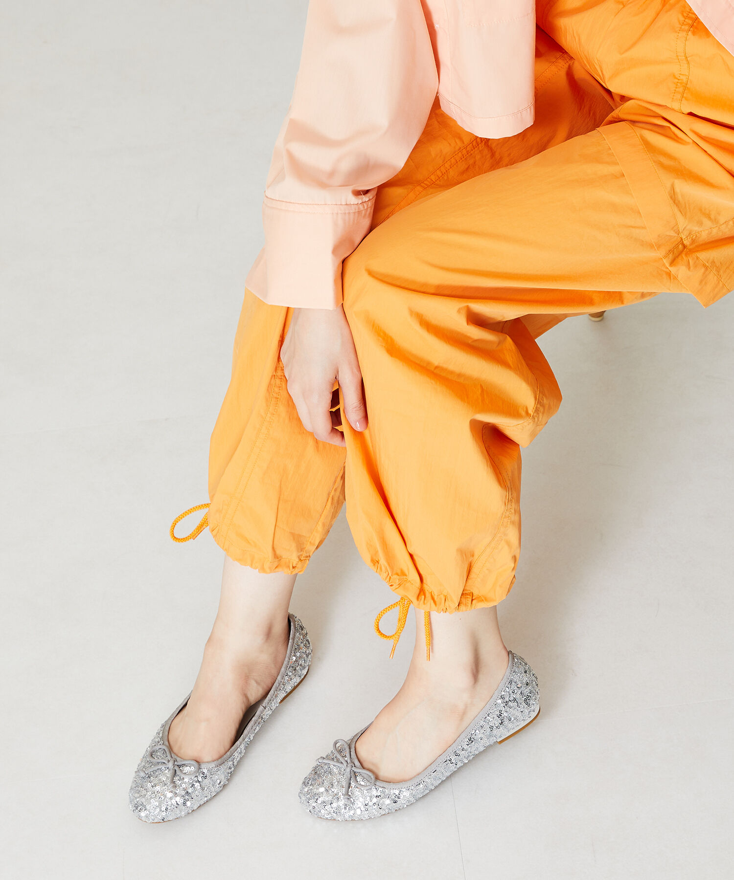 ORiental TRaffic「スパンコールバレエシューズ/41122」|パンプス|