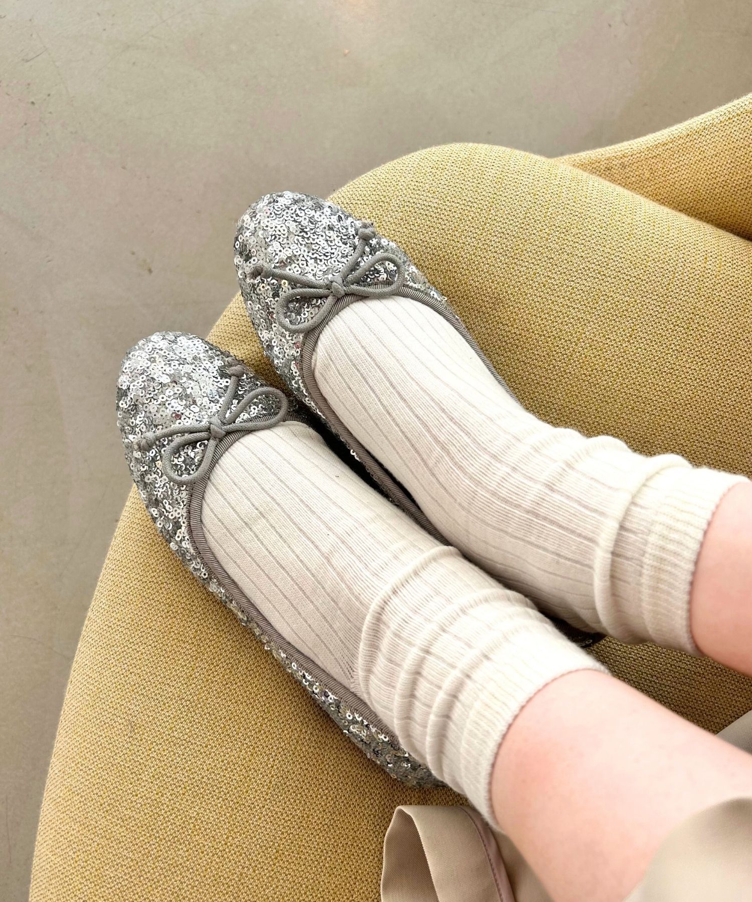 ORiental TRaffic「スパンコールバレエシューズ/41122」|パンプス|