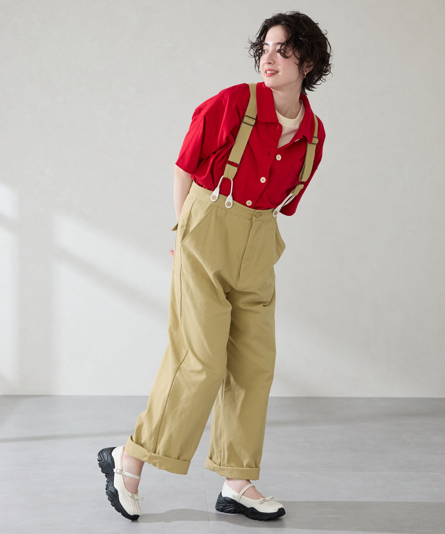 ORiental TRaffic「●2025秋冬新作● スニーカーソール バレエシューズ /51305 厚底」|スニーカー|