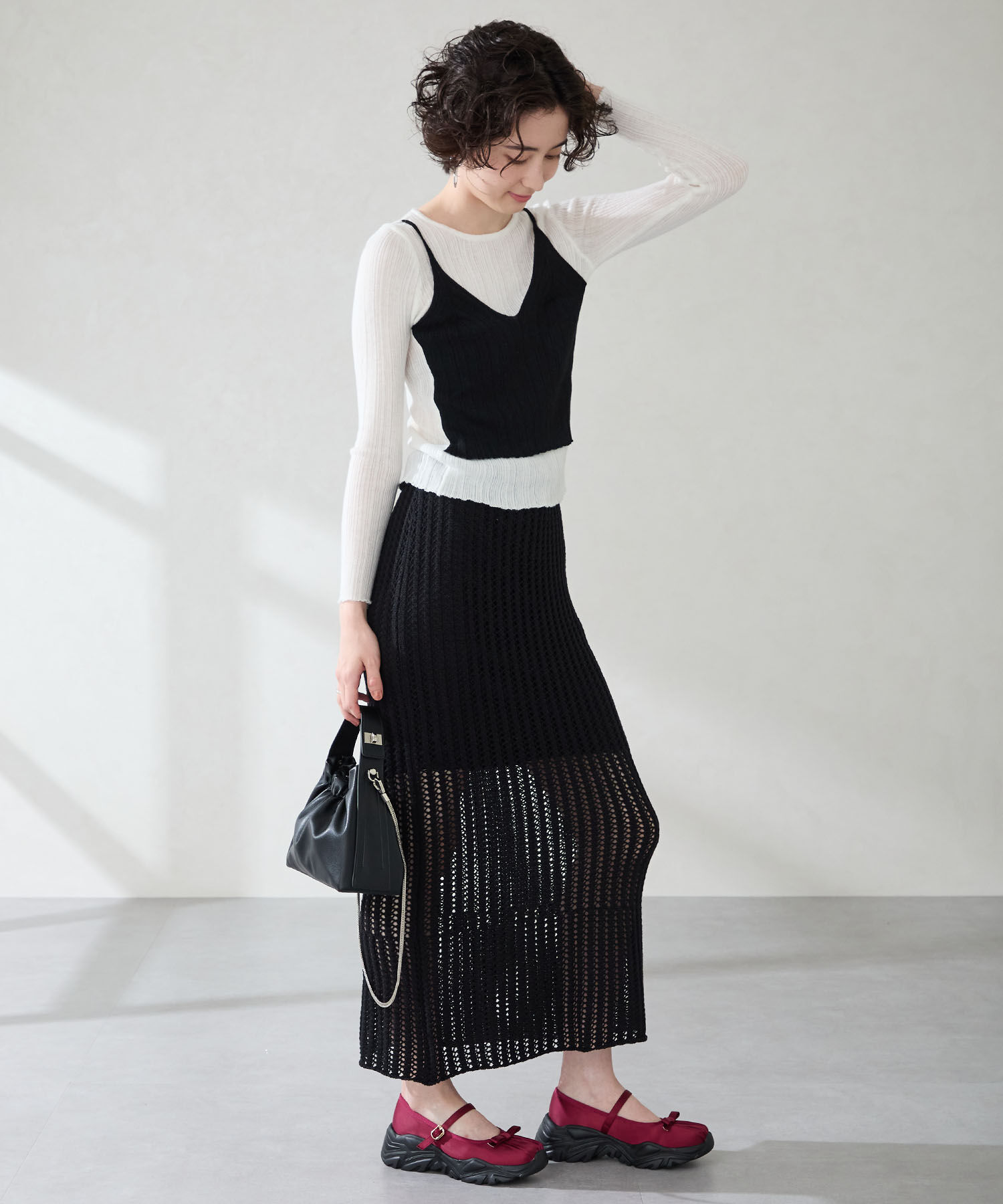 ORiental TRaffic「●2025秋冬新作● スニーカーソール バレエシューズ /51305 厚底」|スニーカー|