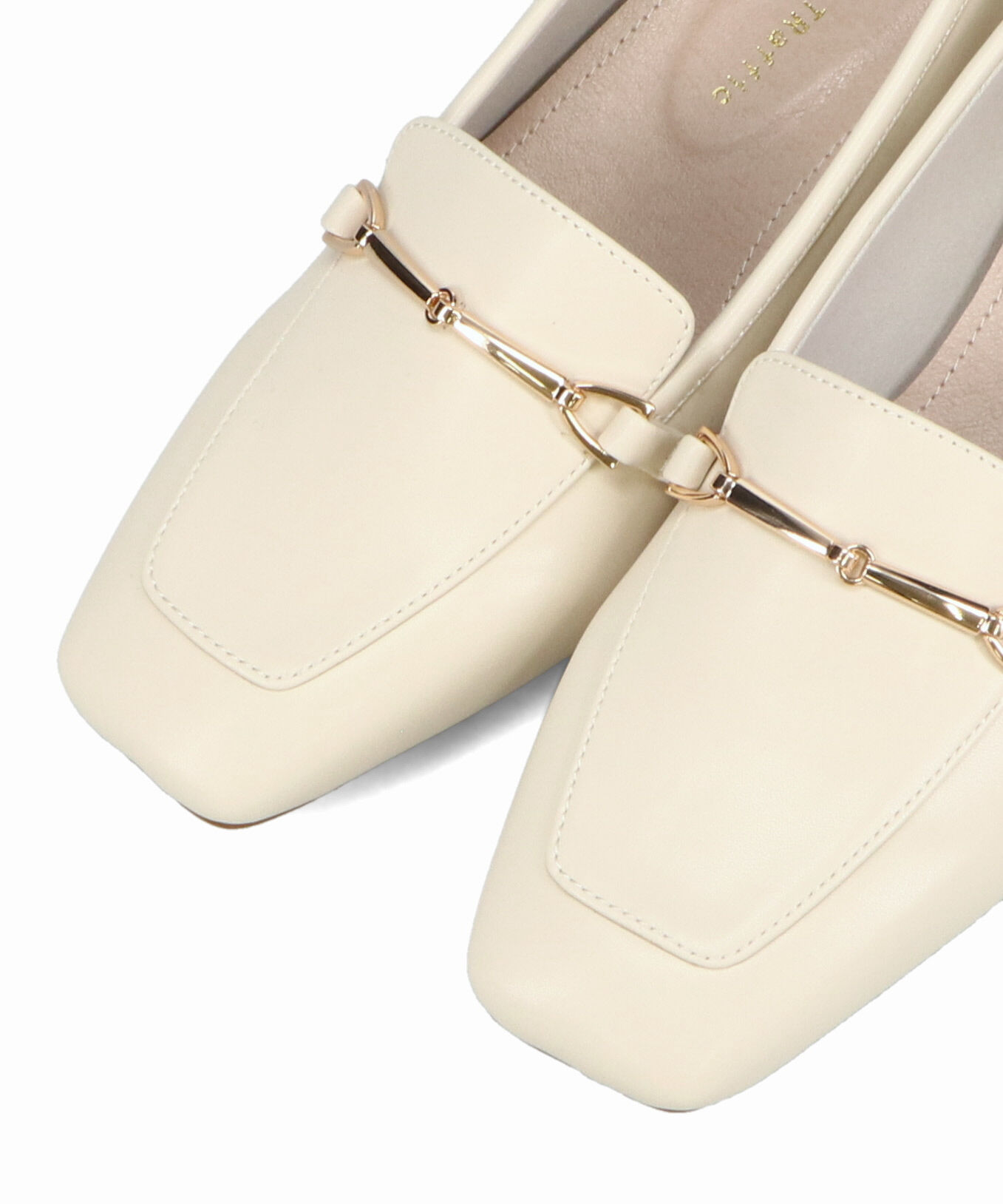 WA Oriental TRaffic「●2025秋冬新作●メタリックラインビット ヒール ローファー /52301 通勤靴 オフィス」|パンプス|