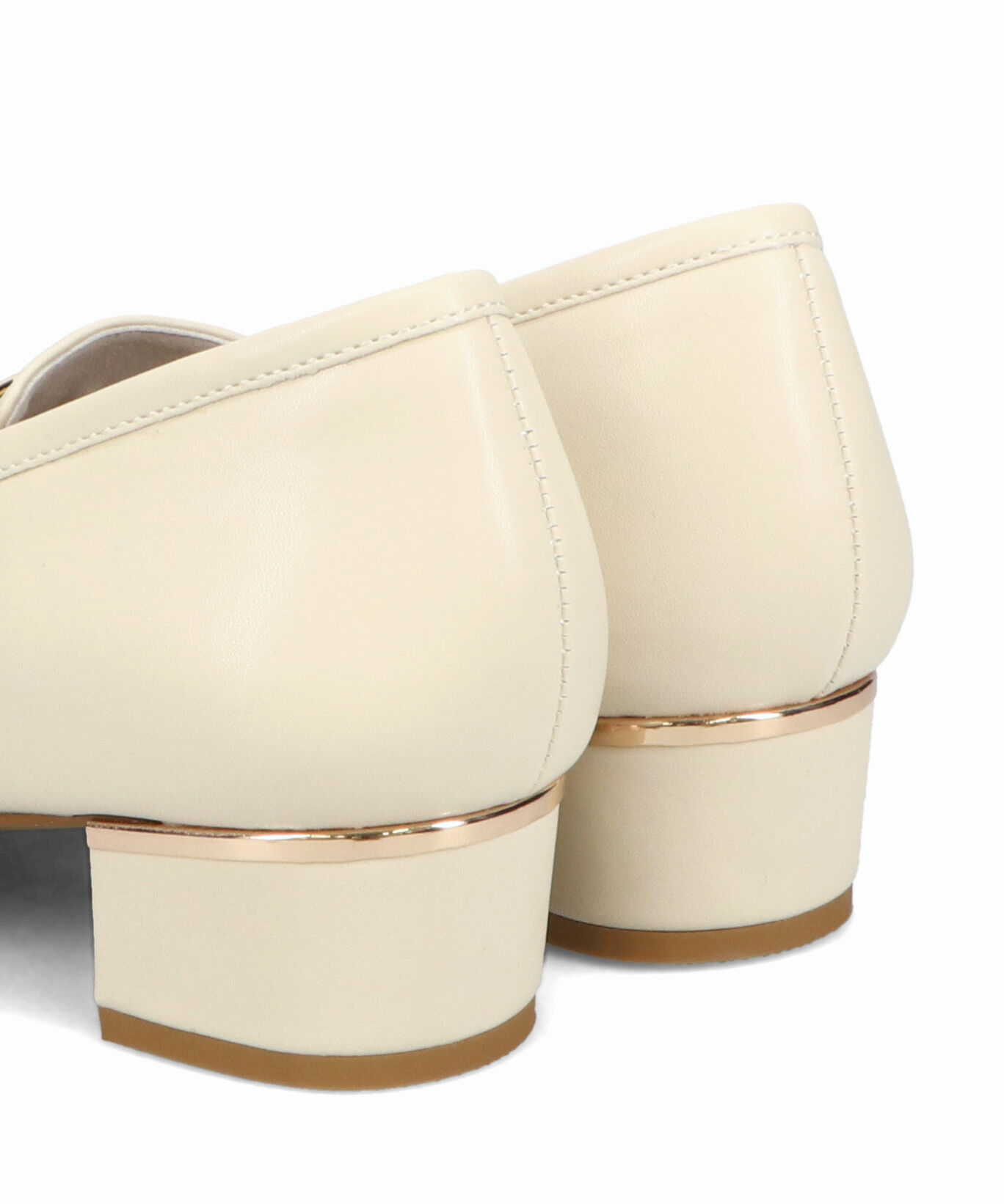 WA Oriental TRaffic「●2025秋冬新作●メタリックラインビット ヒール ローファー /52301 通勤靴 オフィス」|パンプス|