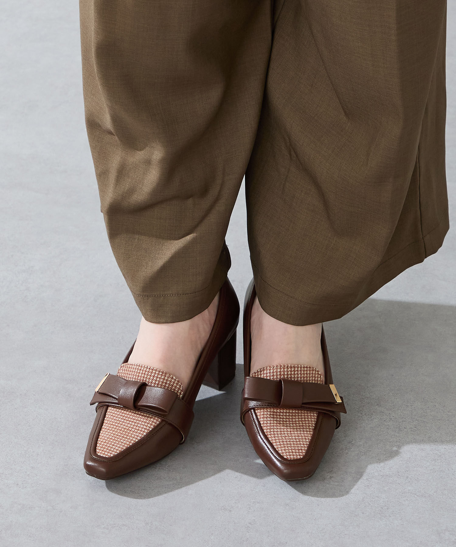 ORiental TRaffic「●2025秋冬新作●リボンベルトヒールローファー/51311」|パンプス|