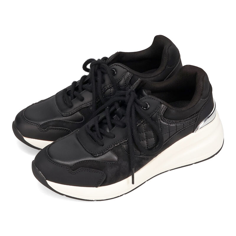 ORiental TRaffic「●2025秋冬新作●キルティング&times;グリッタースニーカー/OT3770」|スニーカー|